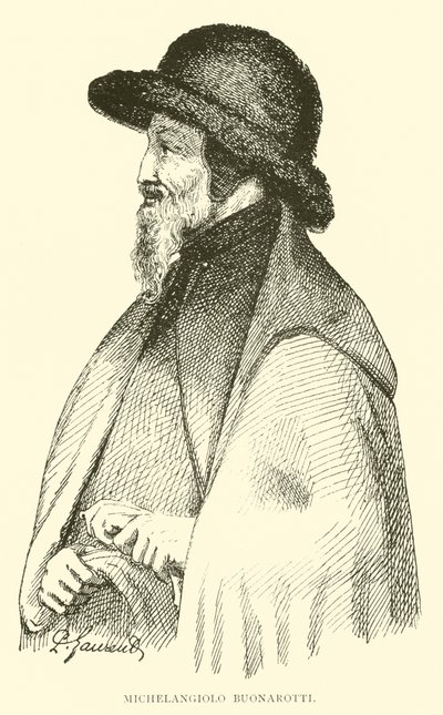 Michelangiolo Buonarotti door English School