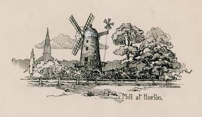 Molen in Hoxton door English School