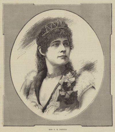 Miss C E Daniels door English School