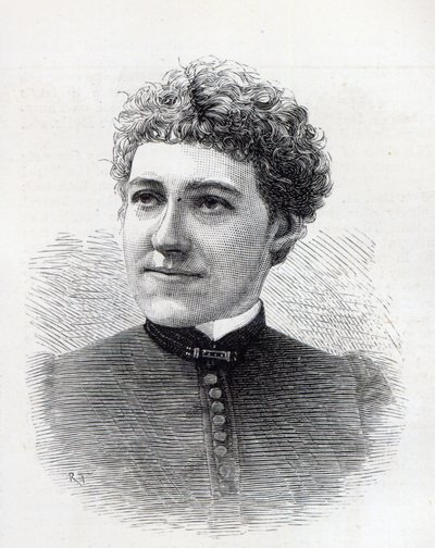 Miss Charlotte Robinson, huisdecorateur voor Hare Majesteit, 1887 door English School