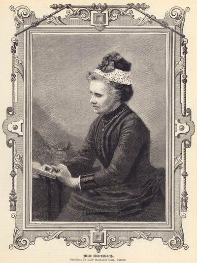 Miss Wordsworth, directeur van Lady Margaret Hall, Oxford door English School