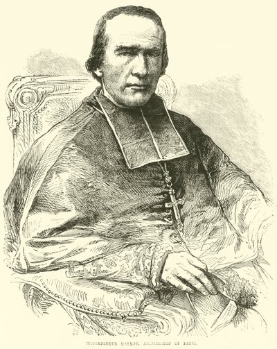 Monseigneur Darboy, aartsbisschop van Parijs, maart 1871 door English School