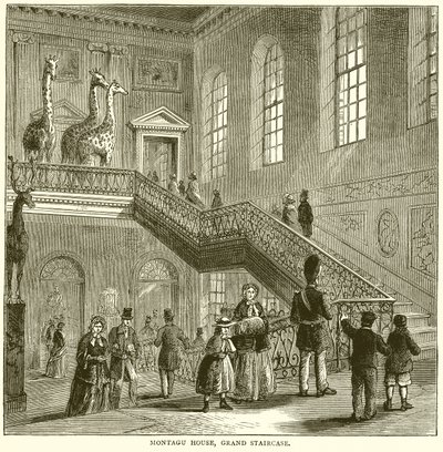 Montagu House, Grote Trap door English School