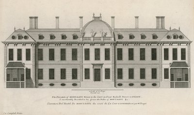 Montague House, Great Russell Street door English School