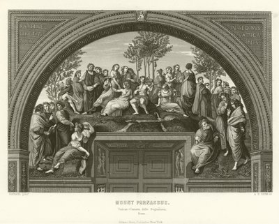 De berg Parnassus door English School