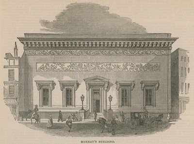 Moxhays gebouw aan Threadneedle Street door English School