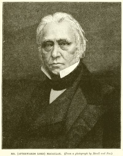 Mr. (later Lord) Macaulay door English School