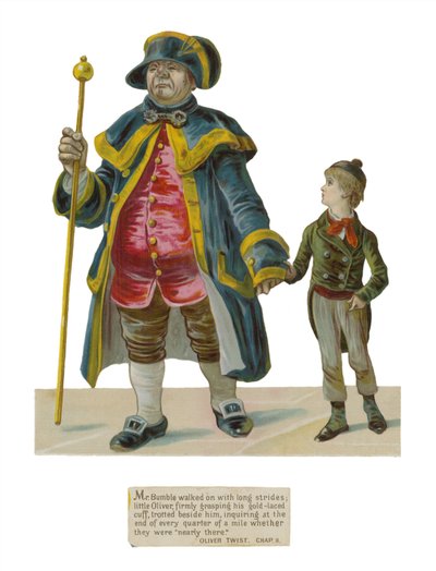 Mr Bumble en Oliver Twist door English School