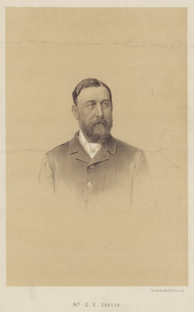 De heer G E Jarvis (litho) door English School