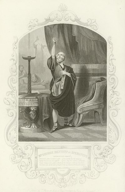 Meneer George Bennett als Apemantus, Apemantus