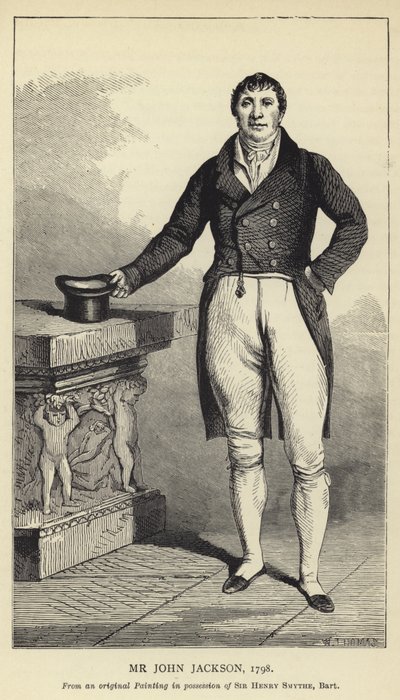 Mr John Jackson, 1798, naar een origineel schilderij in het bezit van Sir Henry Smythe, Baronet door English School