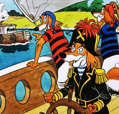 Meneer Pad en hondpiraten door English School