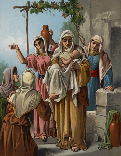Naomi verzorgt Ruth
