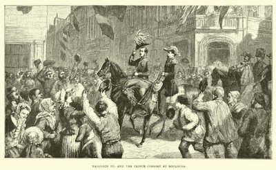 Napoleon III en de Prins-Gemaal in Boulogne door English School