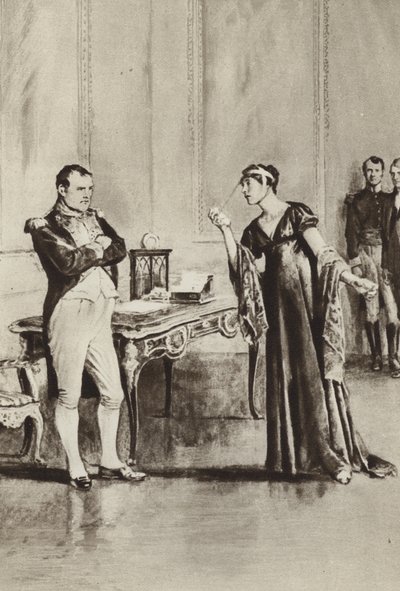 Napoleons zus komt thuis uit Haïti met de boodschap van onheil door English School