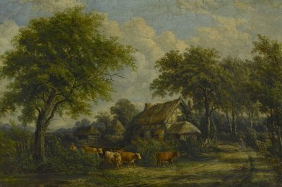 Bij Berkswell, ca. 1850 door English School