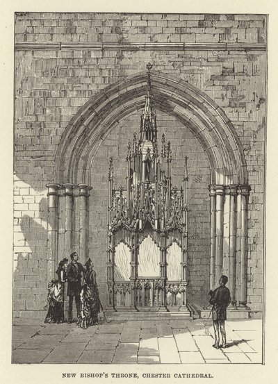 Nieuwe Bisschopstroon, Chester Kathedraal door English School