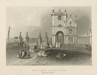 Nieuwe Lodge in Victoria Park door English School