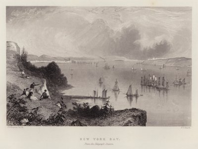 New York Bay, vanaf het telegraafstation door English School