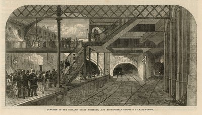 Nieuwe werken aan de Metropolitan Railway door English School