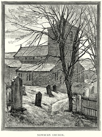 Newburn Church (gravure) door English School