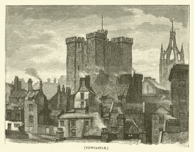 Newcastle (gravure) door English School