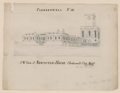 Newcastle House, Clerkenwell, Londen door English School