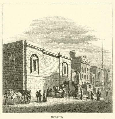 Newgate (gravure) door English School