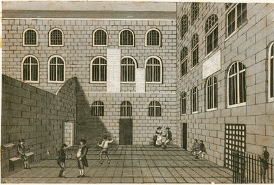 Newgate gevangenis door English School