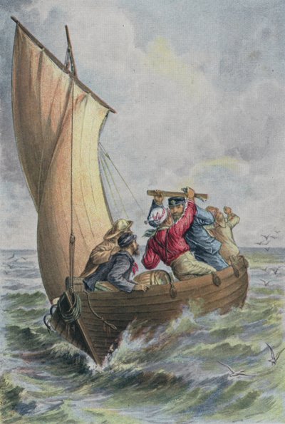 Negentien dagen in een open boot door English School