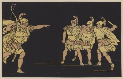 Nisus en Euryalus door English School