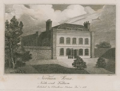 Norman House, noordkant Fulham door English School