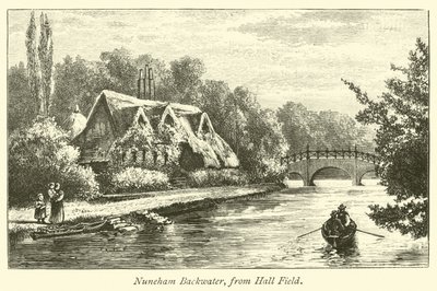 Nuneham zijwater, vanuit Hall Field door English School