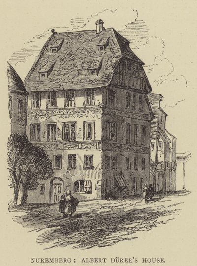 Neurenberg, Huis van Albrecht Dürer door English School