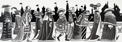 Illustratie van een kinderliedje door English School