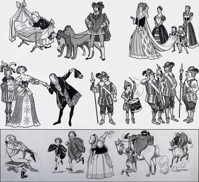 Illustratie van een kinderrijmpje door English School