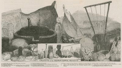 Objecten in het Bijbelse Museum, Londen door English School