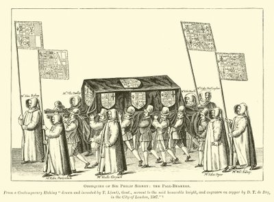 Uitvaart van Sir Philip Sidney, de Draagkoetsiers door English School