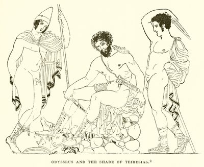 Odysseus en de Schim van Teiresias door English School