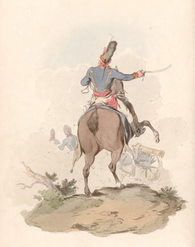 Officier van de Koninklijke Rijdende Artillerie door English School