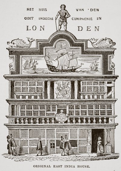 Origineel Oost-Indisch Huis door English School