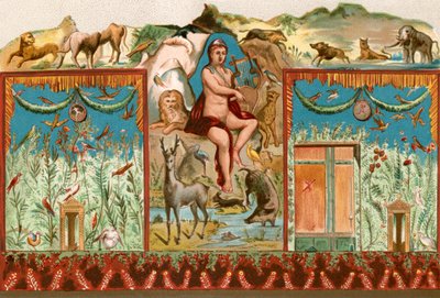 Orpheus betovert de dieren door English School