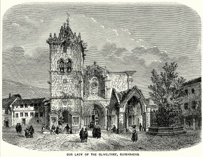 Onze-Lieve-Vrouw van de Olijfboom, Guimaraens (gravure) door English School