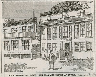 Onze verdwijnende herbergen: The Star and Garter in Putney door English School