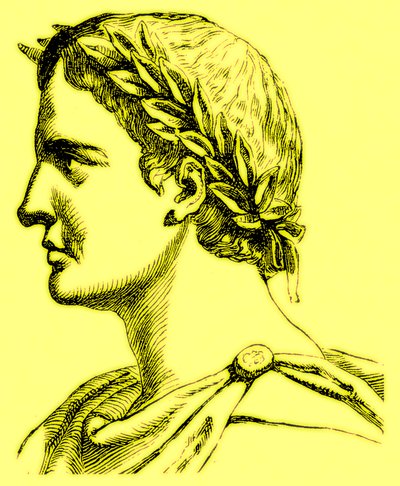 Ovidius Naso, illustratie uit The Illustrated History of the World, gepubliceerd ca. 1880 door English School
