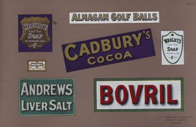 Pagina uit Jordans Enamelled Signs door English School