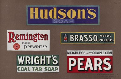 Pagina uit Jordans Enamelled Signs door English School