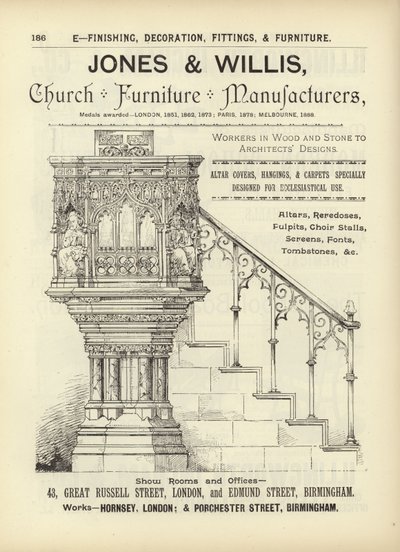 Pagina uit The Architects, Surveyors and Engineers Compendium 1892 door English School