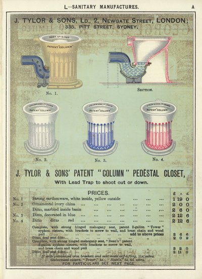 Pagina uit The Architects, Surveyors and Engineers Compendium 1892 door English School
