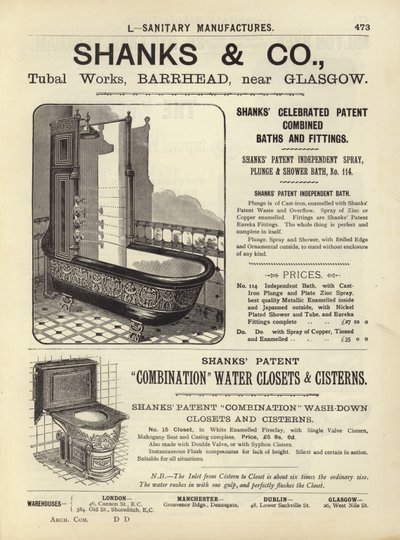 Pagina uit The Architects, Surveyors and Engineers Compendium 1892 door English School